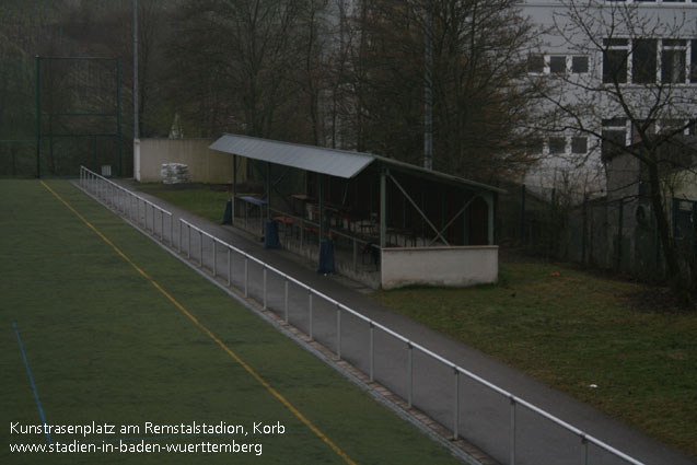 Kunstrasenplatz am Remstalstadion, Korb