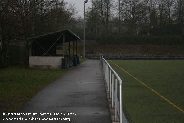 Kunstrasenplatz am Remstalstadion, Korb