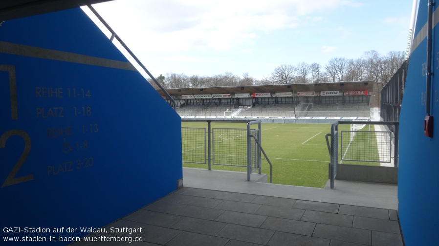 GAZI-Stadion auf der Waldau (ehemals Waldau-Stadion, Kirckers-Platz), Stuttgart