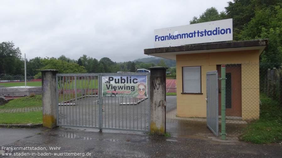 Frankenmattstadion, Wehr