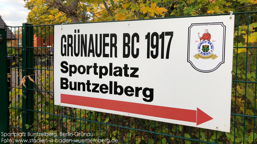 Berlin-Grünau, Sportplatz Buntzelberg