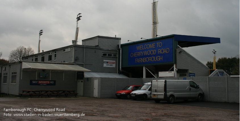 Cherrywood Road, Farnborough FC