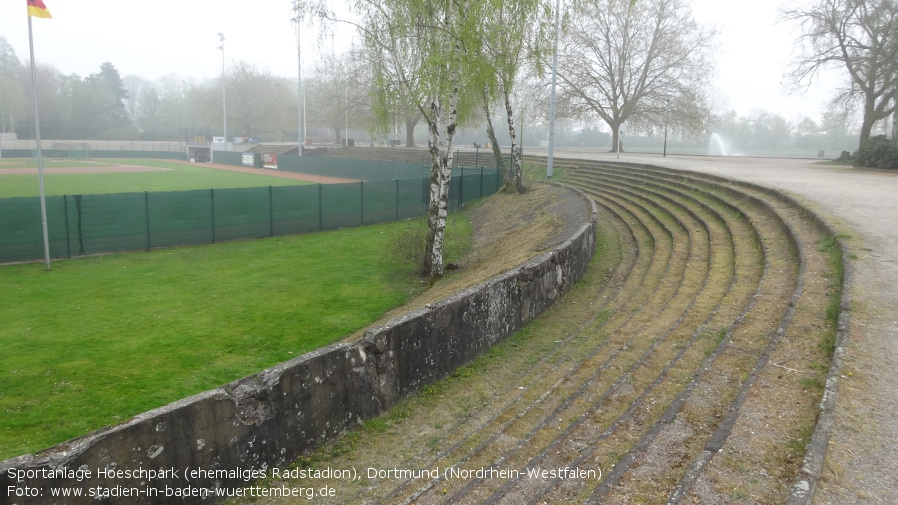 Dortmund, Sport- und Freizeitanlage Hoesch-Park ehemaliges Radstadion