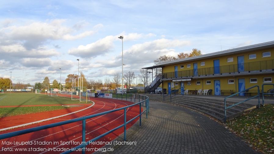 Heidenau, Max-Leupold-Stadion im Sportforum