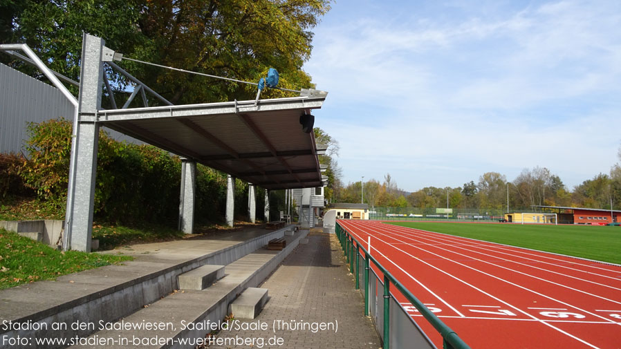 Saalfeld/Saale, Stadion an den Saalewiesen